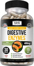 Kaya Naturals Digestive Enzymes with Prebiotics & Probiotics - Constipation & Bloating