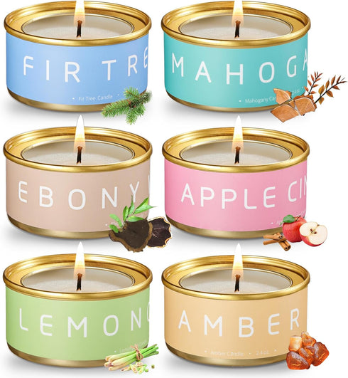 Scented Candles Gift Set, Natural Beeswax Aromatherapy Candles for Mother's Day, Birthday,