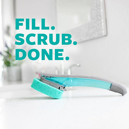 Scotch-Brite Wand for Tub & Shower, Ideal for Bathroom Buildup, Soap Scum Remover, 1 Cleaner Wand