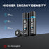 NICEBATT 3500mAh, 1.5V 4 Count Lithium AA Batteries High Capacity Double A Battery for Blink Camera Freezer Thermometer