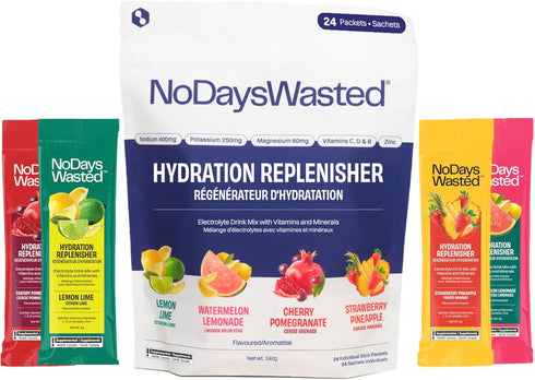 Hydration Replenisher Electrolyte Replacement Stick Packets, Essential Rapid Hydration & Vitamins, Sodium, Potassium,
