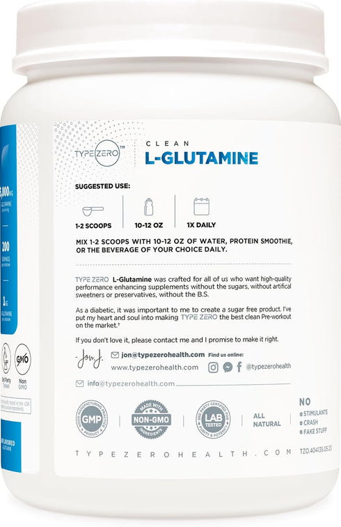 5X Strength L Glutamine Powder (5000mg | 1KG) - Pure L-Glutamine Supplement for Gut Health, Recovery, Vegan, Gluten Free