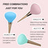 Makeup Brush Covers, Silicone Brush Organizer Case for Makeup Storage and Protect Makeup Bag, 4 Pack Reusable Brush Holders for Travel, Dustproof Brush Protector for Makeup Lovers and Wife