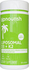 UpNourish Liposomal D3 & K2 MK-7, 365 Mini Softgels - 5000 IU Vitamin D3 & 100 mcg Vitamin K2 for Bone Health
