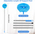 Ceiling Fan Cleaner Duster - Reusable Microfiber Ceiling Fan Blade Cleaner with Extension Pole for Cleaning