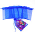50Pcs Organza Bags - 4x6 Inches - Royal Blue Sheer Drawstring Baby Shower Favor Bags - Wedding Candy Gift Pouches