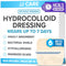 JJ CARE Hydrocolloid Dressing 4x4, Pack of 10, Self-Adhesive Thin Hydrocolloid Wound Dressing