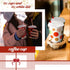 WILLBOND 60 16 oz 6 Pcs Hot Chocolate Coffee Cups Christmas Party Favor Gift Disposable Coffee Cups Holiday Hot Cocoa