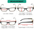 Eyekepper Classic Reading Glasses for Men - 5 Pack, Spring Hinges Readers