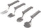 Rehabilitation Advantage Swivel Utensil Set, 4-Piece Adaptive Cutlery with Rotating Handles for