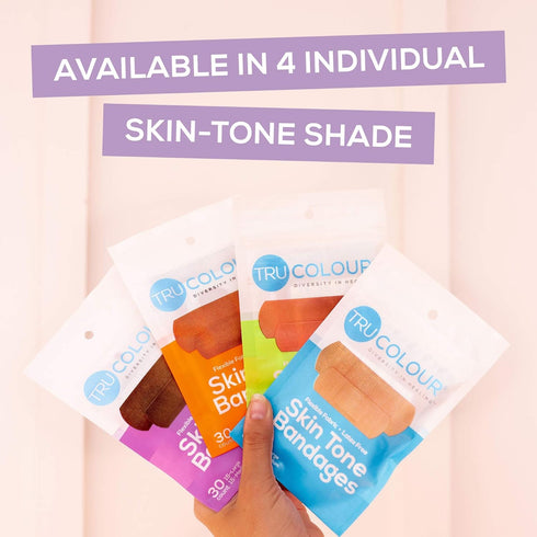 Skin Tone Dark Brown-Black, Single Pack (30-Count, Purple Bag)