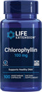 Life Extension Chlorophyllin 100mg – Powerful Antioxidant Supplement Pill for DNA, Liver Health, Detox – 100 Capsules