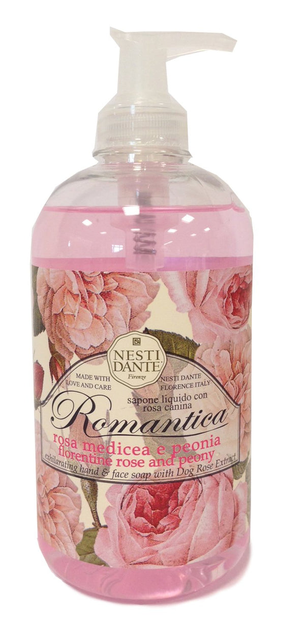 NESTI DANTE Romantica Rose & Peony Liquid Soap, 500 ml