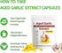 Yiishuiil 7500mg Immune 300 Aged Garlic Extract - Odorless, Organic Garlic Extract Capsules | Heart & Antioxidant