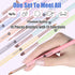 KINGMAS 10Pcs Nail Art Brushes, Nail Gel Polish Painting Brush, Nail Liner Brush and Dotting Pen for DIY Manicure