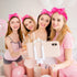 WHAVEL 9 Pack Hot Pink Spa Headband - Soft Fluffy Headband for Washing Face and Makeup