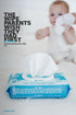 Stork and Sun 8x7 1 360 (6 Pack) Baby Wipes Unscented PFAS Free Extra Thick | Wipe Per Diaper Change | Wipes | Coconut