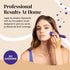 Keshima Neon Purple Large Flat Top Kabuki Foundation Brush - Premium Makeup Brush for Liquid, Cream, Powder, 1.6" Top