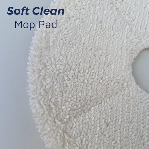 6 Count Mop Replacement Pad Compatible with Bissell SpinWave + Vac Spin Mop (6pack for Deep Clean)