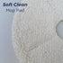 6 Count Mop Replacement Pad Compatible with Bissell SpinWave + Vac Spin Mop (6pack for Deep Clean)