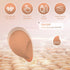 Mango-Shaped Relaxation Muscles Massage Tool for Shoulder, Neck and Back, Soft Rechargeable Waterproof Handheld