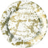 Caspari Splatterware Paper Dinner Plates in Gold - Pack of 8