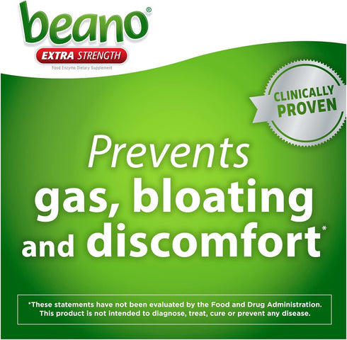 Beano Ultra 800, Gas Prevention and Digestive Enzyme Supplement, 100 Count