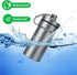 Portable Ear Plug Carrying Case, Urekt Waterproof Metal Earplug Keychain Container Holder (2 Pack)