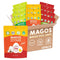 Magos Egg Chips Variety Pack Healthy Snack, High Protein Low Carb, Light