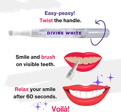 Snow Teeth Whitening Gel Pen with Brush Tip Applicator | 36% Carbamide Peroxide, Compact, Travel Friendly, Oral Care