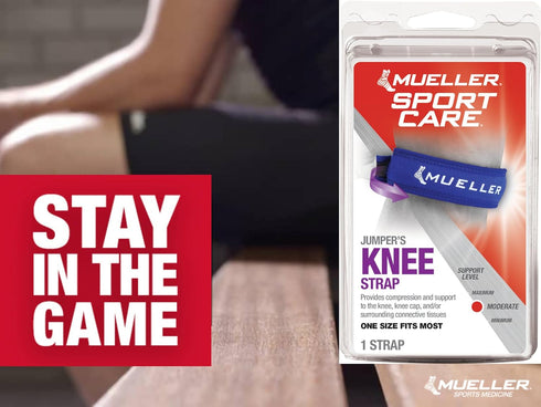 MUELLER Sports Medicine Jumper's Knee Support - Single Strap for Pain Relief in Men and Women