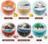 Obcxin 6 Pack, 100% Christmas Scented Candle Gift Christmas Candles for Home Scented, Natural Soy Wax Long Lasting Jar