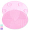 Makeup Brush Cleaner Mat, Silicone Brush Cleaning Pad Big Size with Suction Cup for Makeup Brush Cleaning (Pink)