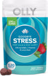 OLLY Goodbye Stress Gummy, Stress Relief Supplement with GABA and L-Theanine, Berry Flavor - 120 Count
