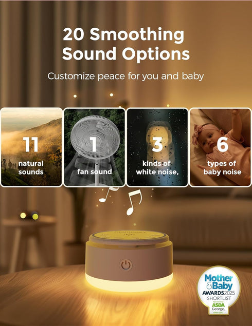 Momcozy Momcozy Sound Machine for Baby & Bottle Brush Kit