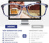 DOOViC 4 Pack Stylish Computer Reading Glasses for Women - Blue Light Blocking Anti Eyestrain, 1.25 Strength
