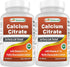 Best Naturals Calcium Citrate with Vitamin D-3 - 240 Tablets (Pack of 2)