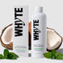 WHYTE Organic Coconut Oil Pulling Mouthwash for Teeth Whitening & Gum Health (Spearmint)
