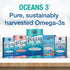 Garden of Life Ultra Pure EPA/DHA Omega 3 Fish Oil - Oceans 3 Beyond Omega 3 Supplement, 60 Softgels