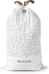 L/10.6-12 (40 Brabantia PerfectFit Trash Bags (Size Gal) Thick Plastic Trash Can Liners with Drawstring Handles Bags)