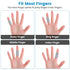 10 Pcs Finger Compression Sleeves, Protectors for Trigger Finger, Arthritis, Swelling, Breathable Pain Relief