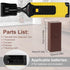 Hardwood Floor Repair Kit - Wood Floor Repair Kit with 11 Colors Repair Wax Blocks for Scratches and Cracks