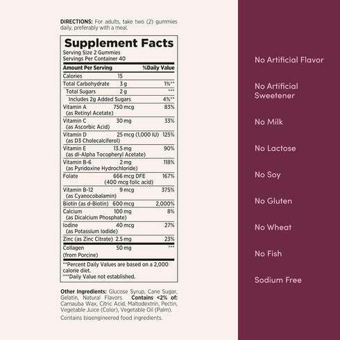 Immune 80 Gummies, 40 Nature's Bounty Optimal Solutions Women's Multivitamin, and Cellular Energy Support, Bone Health