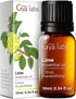 Set Set 2x10ml Lime Essential Oil for Diffuser and Candle & Lemon Essential Oil for Diffuser - Aromatherapy Grade
