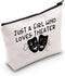 Theater Gifts - Drama Teacher Gift Makeup Bag for Theater Lovers, Travel Zipper Cosmetic Bag