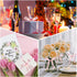 Happy Birthday Ribbon for Gift Wrapping, 1 Inch 25 Yards Pink Ribbon for Flower Bouquet and Party Decoration