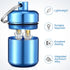 4 Pack Ear Plug Carrying Case Keychain, Waterproof Metal Small Pill Holder for Earplugs, Pills, Jewelry (Black, Blue)