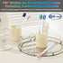 Extra Soft Toothbrushes for Adults, Wide Head Flossing Brush, Pack of 5 Individually Wrapped