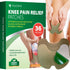 Knee Relief Heat Patches 36 Count - Natural Herbal Plaster for Long Lasting Muscle & Joint Relief