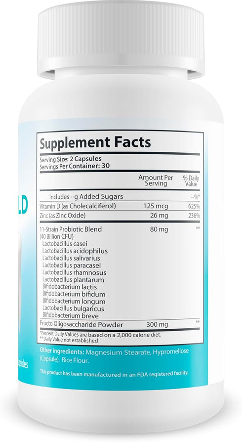 Gum Shield Therapy Gel Capsules - Our Best Oral Probiotics for Teeth and Gums - Dental Probiotics for Teeth and Gums - Dental Probiotics for Bad Breath - Probiotics for Gums - Teeth Probiotic Breath
